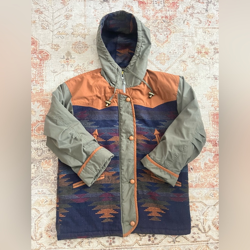 Vintage Nuko Aztec print jacket